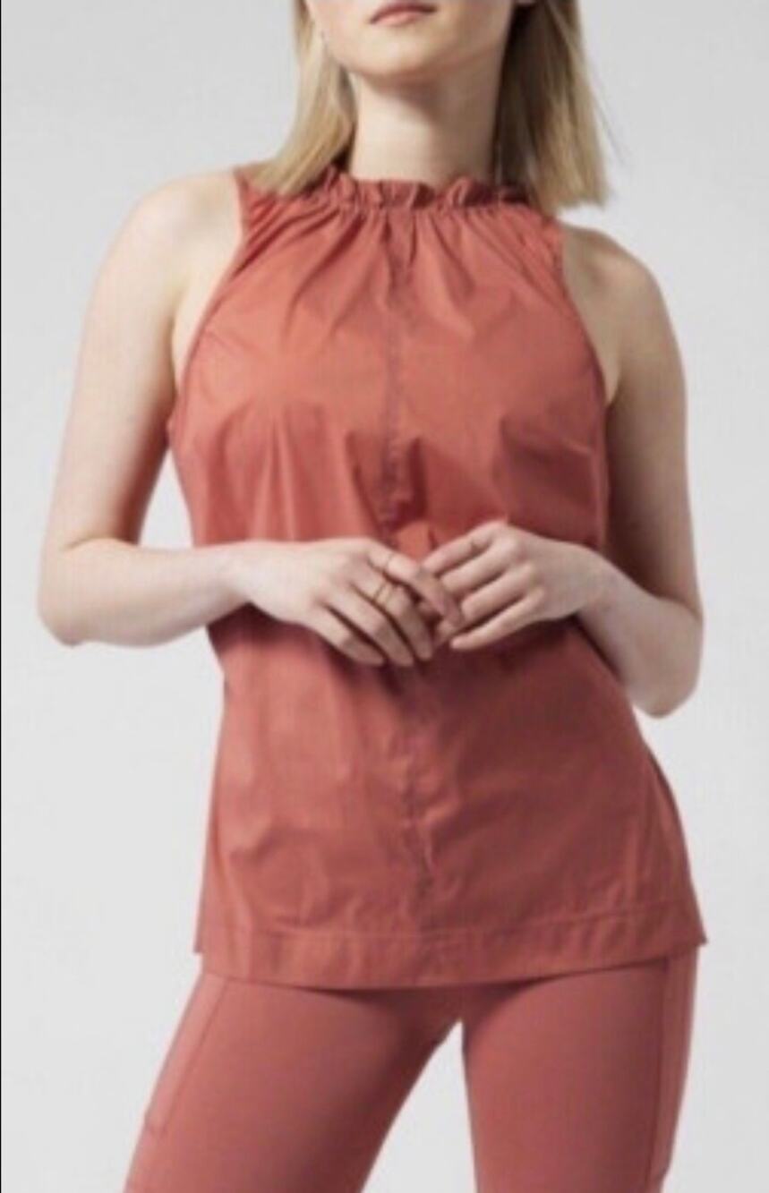 Athleta levitate tank in muted red S